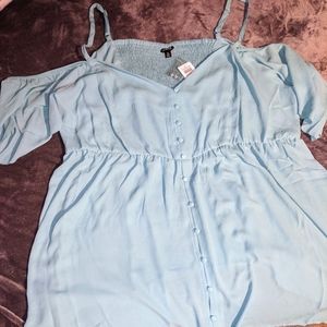 Cold shoulder blouse